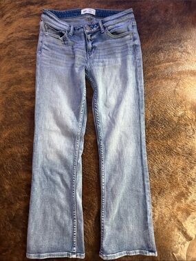 BKE Women’s Light Blue Flared Jeans
